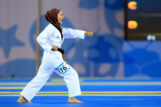 Iran Female Karate Fighter Wins Gold At Afk Tourney Olympic