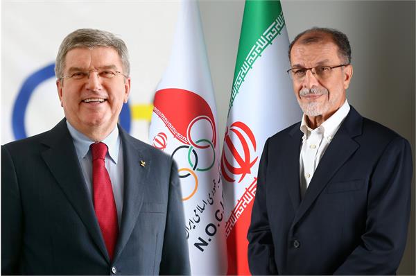 IOC President Congrats NOC President