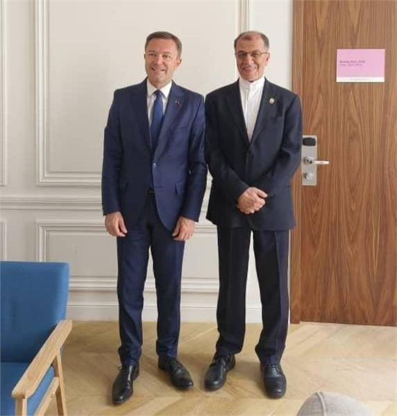 NOC President Meets French Counterpart