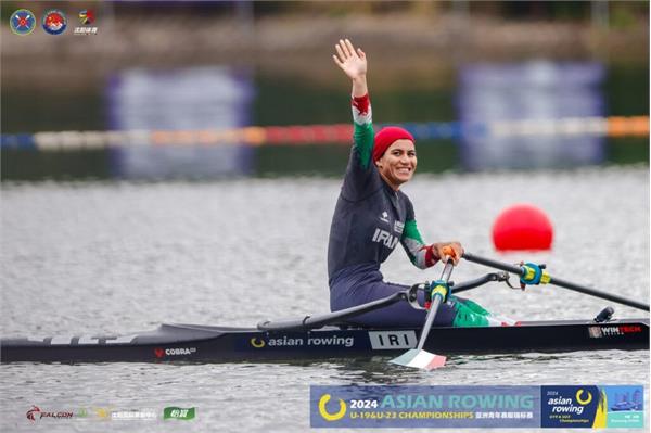 Youth Asian Rowing Medal Won by Iranian Female