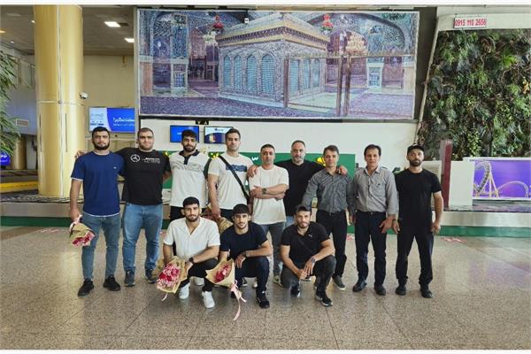 حضور اعضای تیم ملی کشتی فرنگی در مشهد مقدس